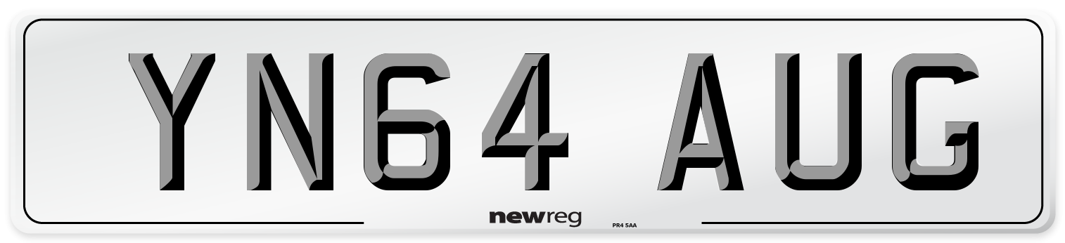 YN64 AUG Number Plate from New Reg